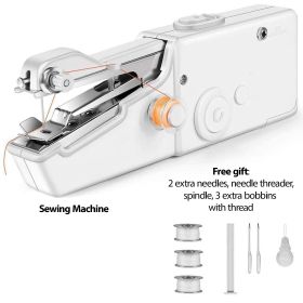 Handheld Sewing Machine Portable Mini Cordless Stitch Tool For Fabric Clothing