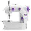 Electric Sewing Machine Portable 2 Speed Overlock Foot w/ Foot Pedal LED Light