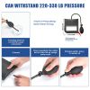 Stainless steel long distance car emergency Key Hook tool O-handle kit 20-piece wedge airbag wrench combination tool