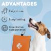 Animal First Aid Kit Portable Pet Emergency Kit of 17 Pcs Lightweight Dog Travel Pet First Aid Kit for Dogs and Cats with Zipper Carabiner