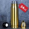 34oz Stainless Steel Bullet Tumbler