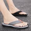 Men's slippers; anti-skid flip flops; beach slippers