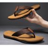 Men's slippers; anti-skid flip flops; beach slippers